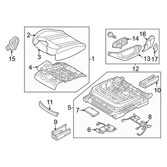 Genesis OE - Front Left Seat Cushion Foam