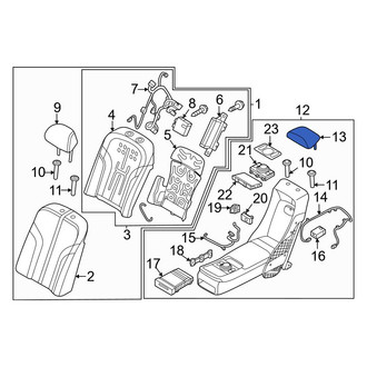 Genesis OE - Rear Center Headrest