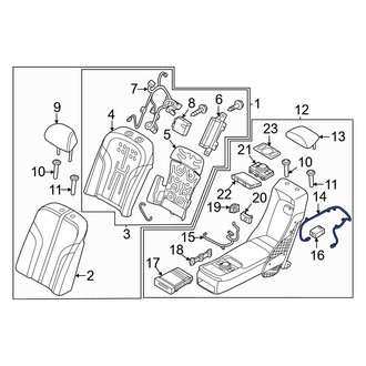 Genesis OE - Rear 12 Volt Accessory Power Outlet Connector