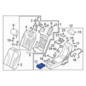 Genesis OE - Rear Seat Armrest Cup Holder