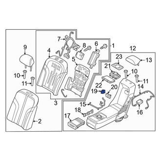 Genesis OE - Rear Power Seat Switch