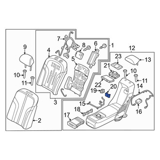 Genesis OE - Rear Power Seat Control Module