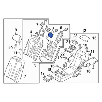 Genesis OE - Rear Left Power Seat Control Module