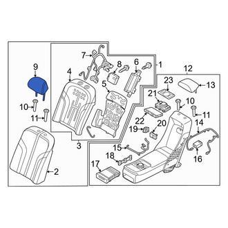 Genesis OE - Rear Center Headrest