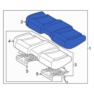 Genesis OE - Rear Seat Cover