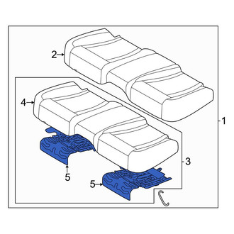 Genesis OE - Rear Left Lower Seat Heater Pad