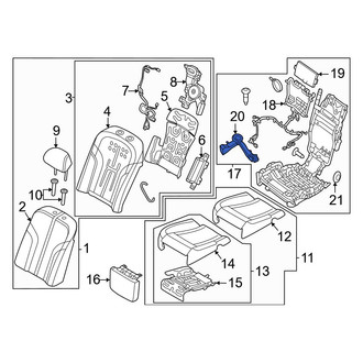 Genesis OE - Rear Right Climate Controlled Seat Duct