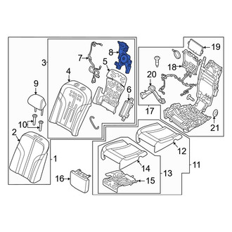 Genesis OE - Rear Left Lower Climate Controlled Seat Duct