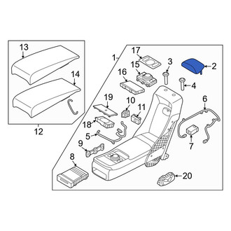 Genesis OE - Rear Center Headrest