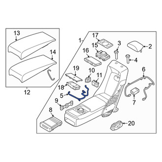 Genesis OE - Rear Power Seat Control Module Connector