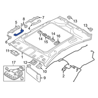 Genesis OE - Front Left Interior Grab Bar