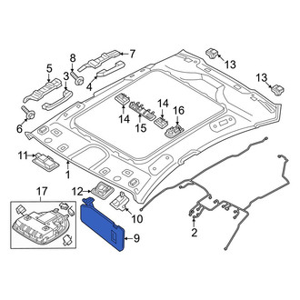 Genesis OE - Left Sun Visor