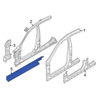 Genesis OE - Left Inner Rocker Panel