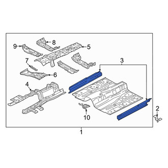 Genesis OE - Left Inner Rocker Panel