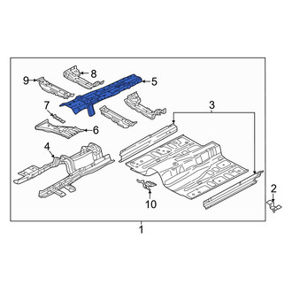 Genesis OE - Rear Left Forward Floor Pan Reinforcement