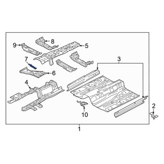 Genesis OE - Rear Right Forward Floor Pan Reinforcement