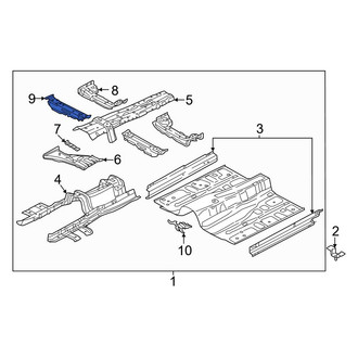 Genesis OE - Front Left Seat Frame Mounting Base