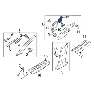 Genesis OE - Rear Left Dashboard Air Vent
