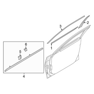 Genesis OE - Front Door - Exterior Trim