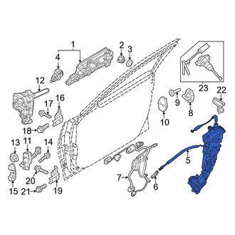 Genesis OE - Front Left Door Latch Assembly