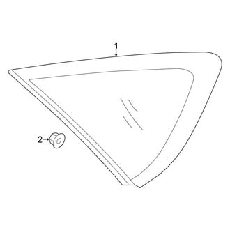 Genesis OE - Quarter Panel - Glass
