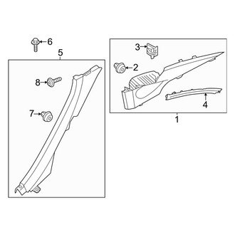 Genesis OE - Quarter Panel - Interior Trim
