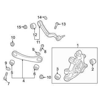 Genesis OE - Rear Suspension - Suspension Components (Knuckle & Upper Arms)