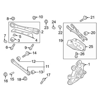 Genesis OE - Rear Suspension - Suspension Components (Lower Arms)