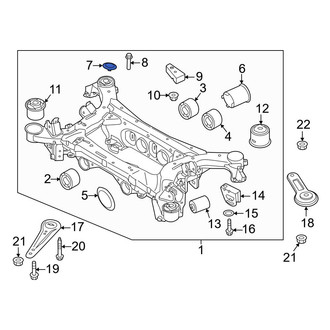 Genesis OE - Rear Upper Suspension Crossmember Stop