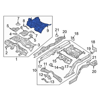 Genesis OE - Rear Forward Floor Pan
