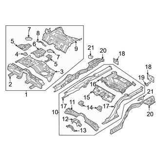 Genesis OE - Rear Rearward Floor Pan