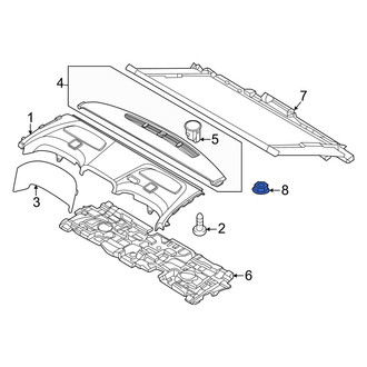 Genesis OE - Back Glass Sunshade Nut