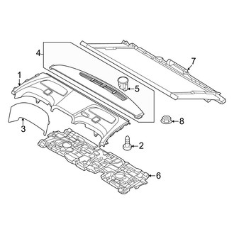 Genesis OE - Rear Body & Floor - Interior Trim (Package Tray)
