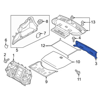 Genesis OE - Rear Trunk Trim Scuff Plate