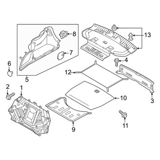 Genesis OE - Rear Body & Floor - Interior Trim (Rear Compartment)