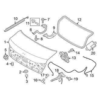 Genesis OE - Trunk Lid - Lid & Components