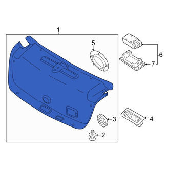 Genesis OE - Rear Deck Lid Trim