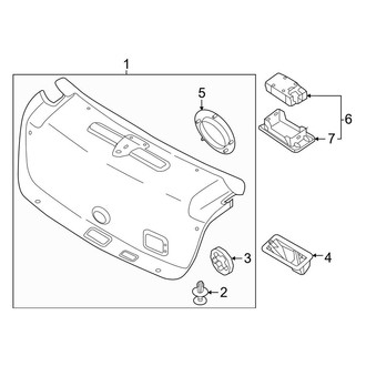 Genesis OE - Trunk Lid - Interior Trim