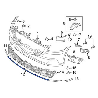 Genesis OE - Front Center Bumper Trim
