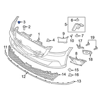 Genesis OE - Bumper Cover Retainer