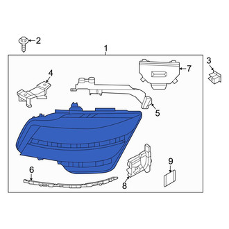 Genesis OE - Front Left Headlight Assembly