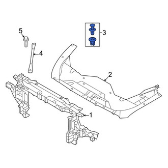 Genesis OE - Radiator Support Access Cover Clip