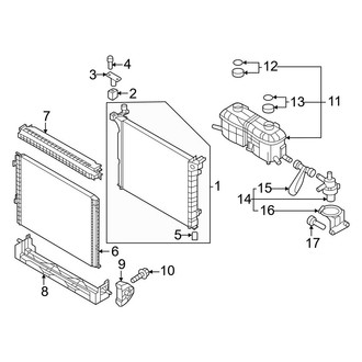 Genesis OE - Cooling - Radiator & Components