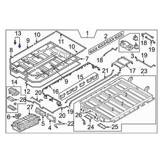 Genesis OE - Drive Motor Battery Pack Air Filter