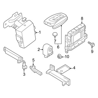 Genesis OE - Electrical - Keyless Entry Components