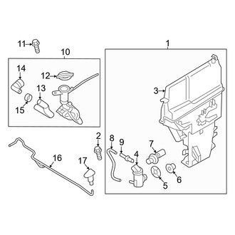 Genesis OE - Windshield - Washer Components