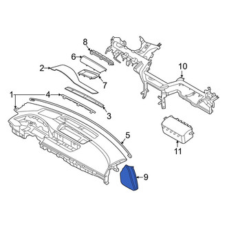 Genesis OE - Right Instrument Panel Side Cover
