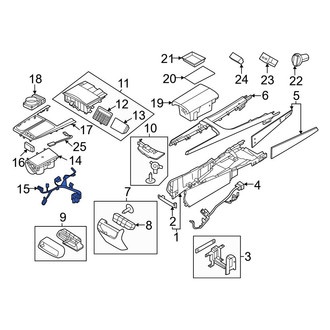 Genesis OE - Console Wiring Harness