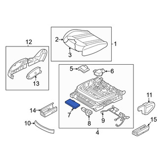 Genesis OE - Front Right Power Seat Control Module