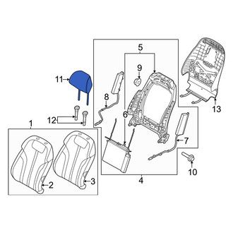 Genesis OE - Front Right Headrest